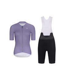 RIVANELLE Kurzarm Radtrikot und Shorts - ELEVATE - Schwarz/Lila